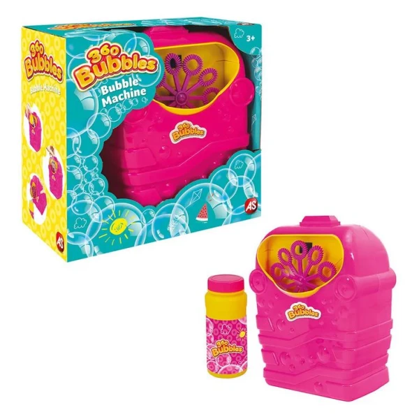AS 360 BUBBLES BUBBLE MACHINE FOR AGES 3+