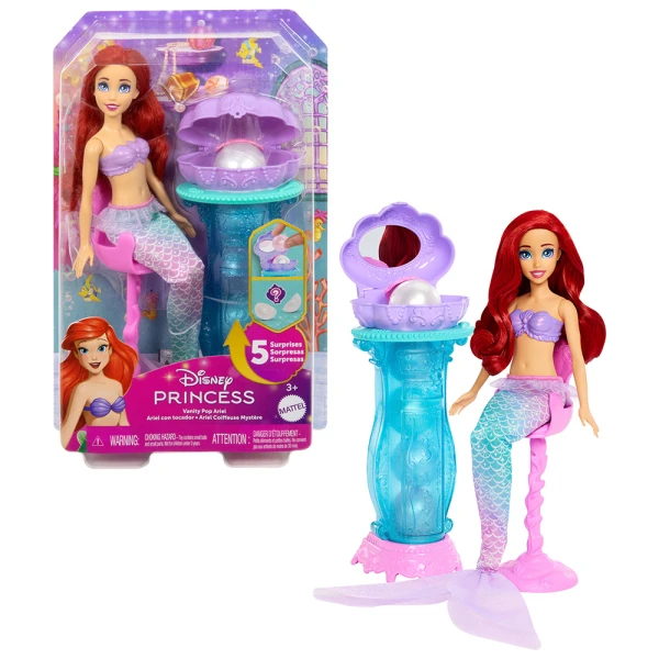 DISNEY PRINCESS - DOLL SURPRISE ARIEL MERMAID 
