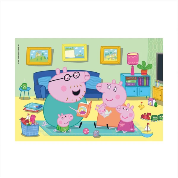 CLEMENTONI ΠΑΙΔΙΚΟ ΠΑΖΛ SUPER COLOR PEPPA PIG 60 τεμ.