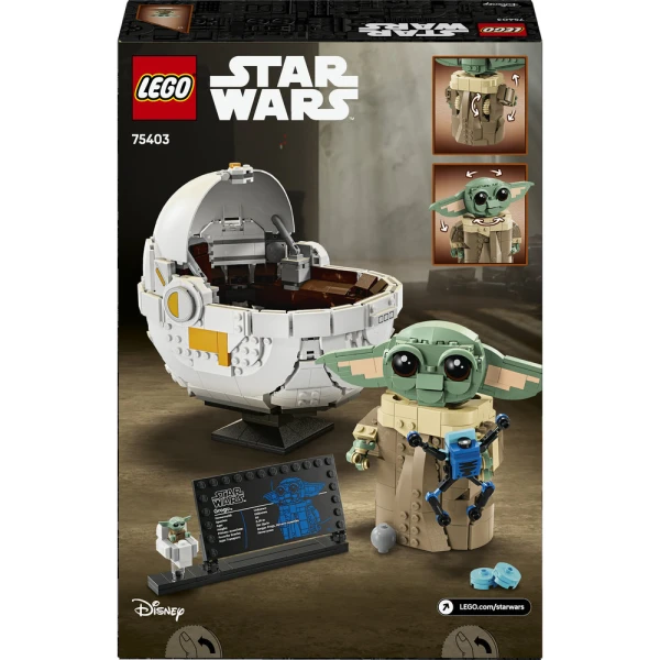 LEGO® STAR WARS™ ΓΚΡΟΓΚΟΥ™ ΜΕ ΙΠΤΑΜΕΝΟ ΚΑΡΟΤΣΑΚΙ