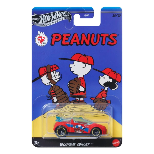 HOT WHEELS ΑΥΤΟΚΙΝΗΤΑΚΙΑ - SILVER SERIES PEANUTS 75 YEARS - SUPER GNAT