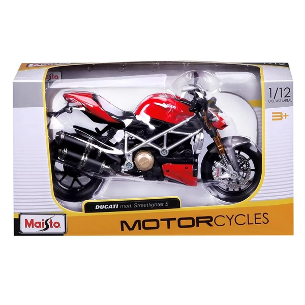 MAISTO 1:12 MOTORCYCLES - DUCATI SUPER NAKED S RED