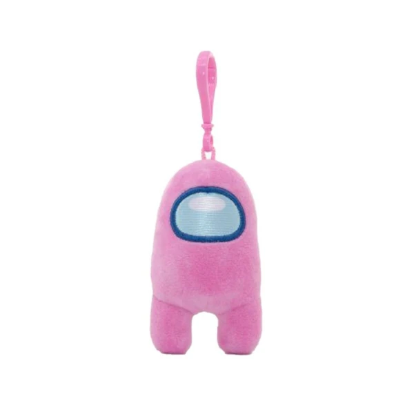AMONG US PLUSH 10 cm WITH CLIP PINK