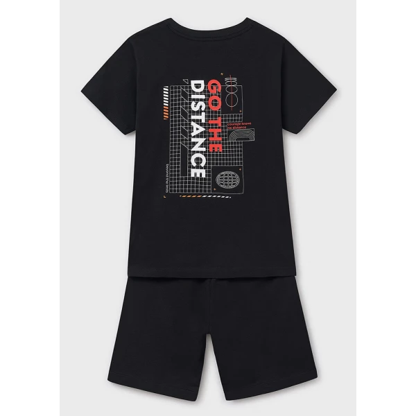 MAYORAL SET COTTON GO THE DISTANCE BLACK 