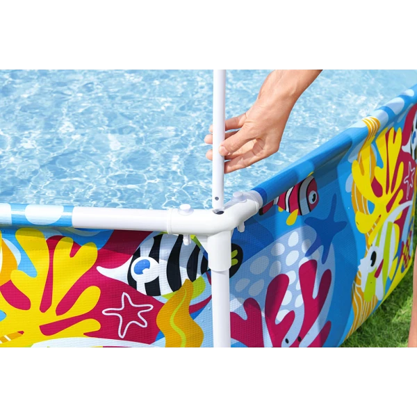BESTWAY STEEL PRO UV CAREFUL 183X51 cm SPLASH-IN-SHADE PLAY POOL