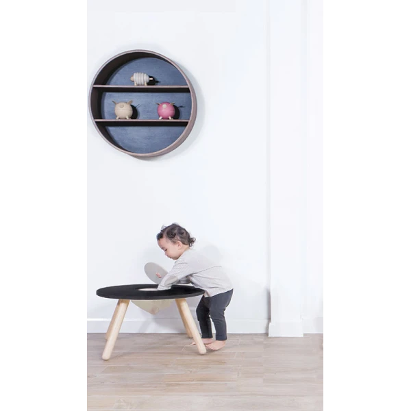PLAN TOYS ΞΥΛΙΝΟ ΣΤΡΟΓΓΥΛΟ ΤΡΑΠΕΖΙ