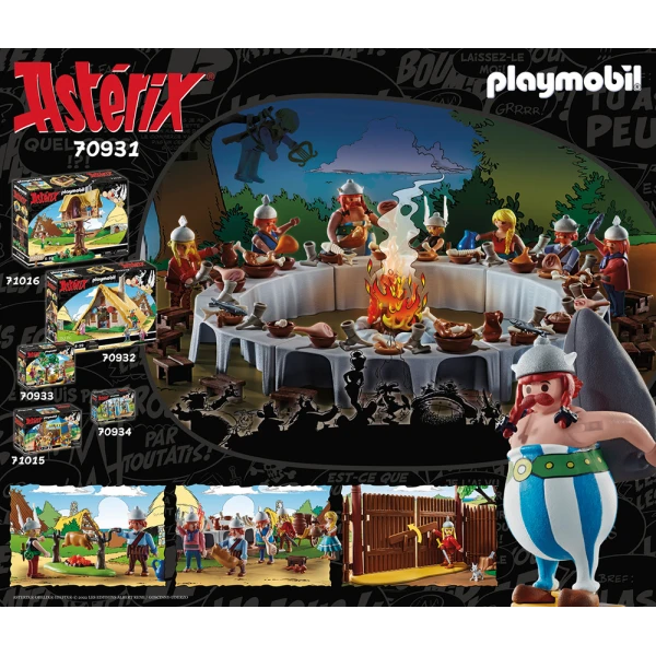 PLAYMOBIL ASTERIX ΓΙΟΡΤΗ ΣΤΟ ΓΑΛΑΤΙΚΟ ΧΩΡΙΟ