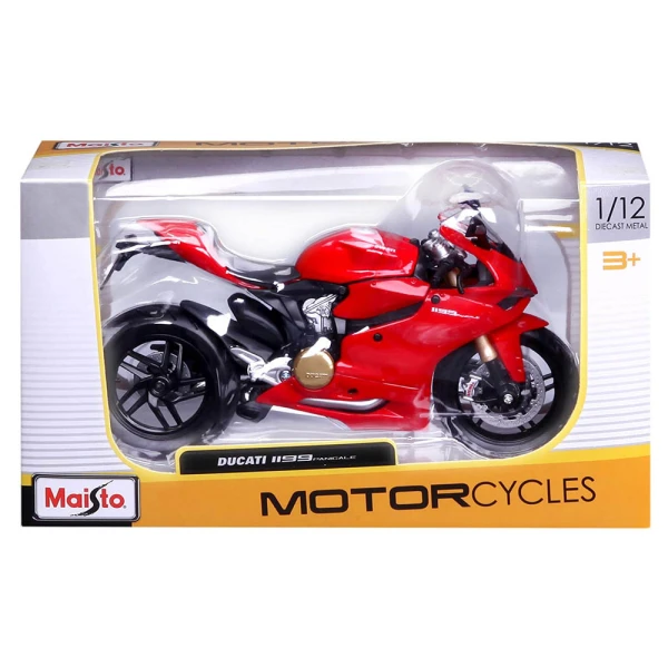 MAISTO 1:12 MOTORCYCLES - DUCATI 1199 PANIGALE RED