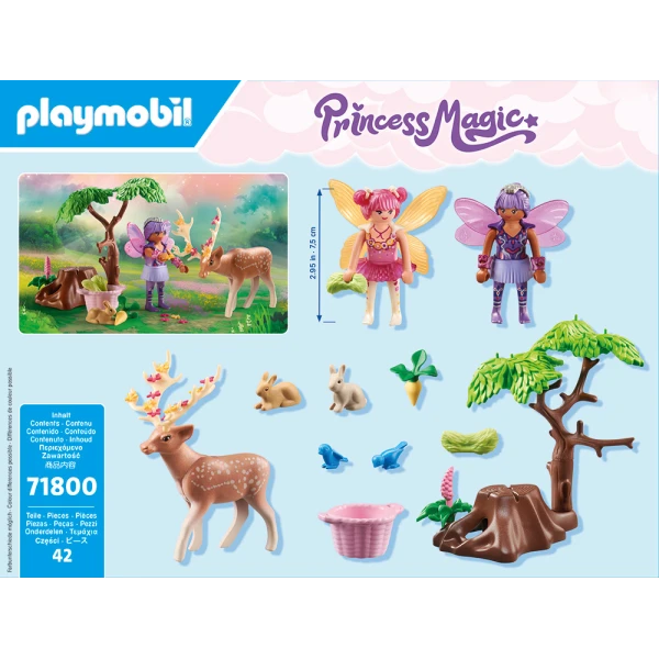PLAYMOBIL PRINCESS MAGIC STARTER PACK FAIRIES WITH FOREST ANIMALS