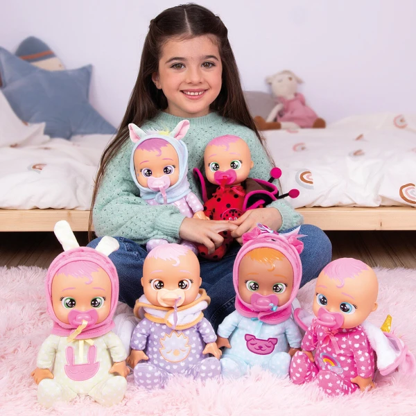 CRY BABIES DOLL TINY CUDDLES NEWBORNS - 6 DESIGNS