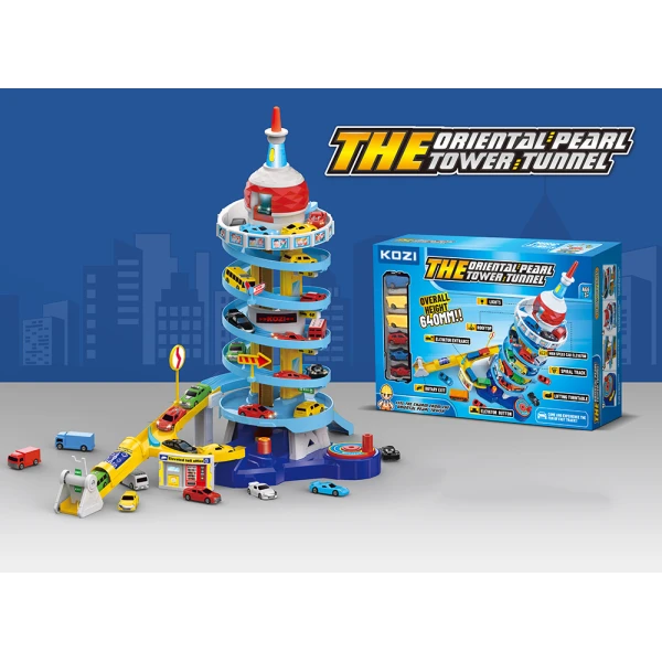 MULTI-FLOOR GARAGE WITH 6 CARS MUSIC AND LIGHT 