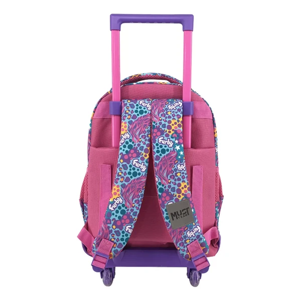 MUST TEAM ΤΣΑΝΤΑ TROLLEY ΔΗΜΟΤΙΚΟΥ 34Χ20Χ44 εκ. 3 ΘΗΚΕΣ FURBY