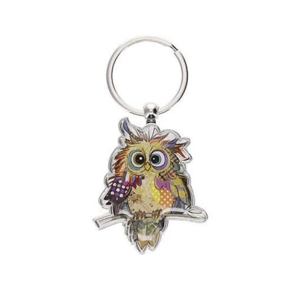 KIUB KOOK METAL KEYCHAIN ​​IN OWL SHAPE