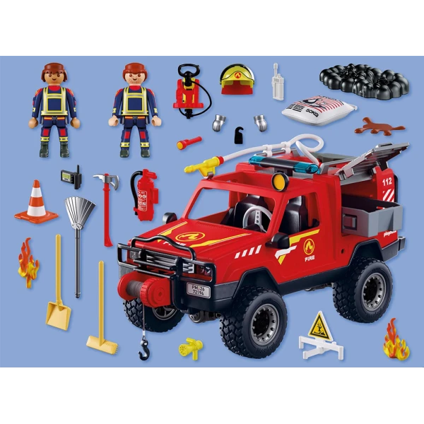 PLAYMOBIL CITY ACTION ΦΟΡΤΗΓΟ ΠΥΡΟΣΒΕΣΤΙΚΗΣ ΠΑΝΤΟΣ ΕΔΑΦΟΥΣ