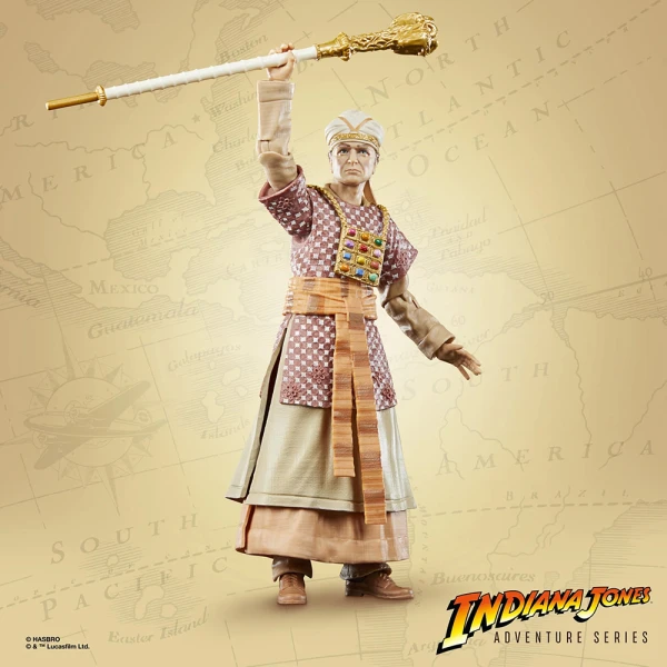 INDIANA JONES ADVENTURE SERIES FIGURE 15 cm RENE BELLOQ CEREMONIAL