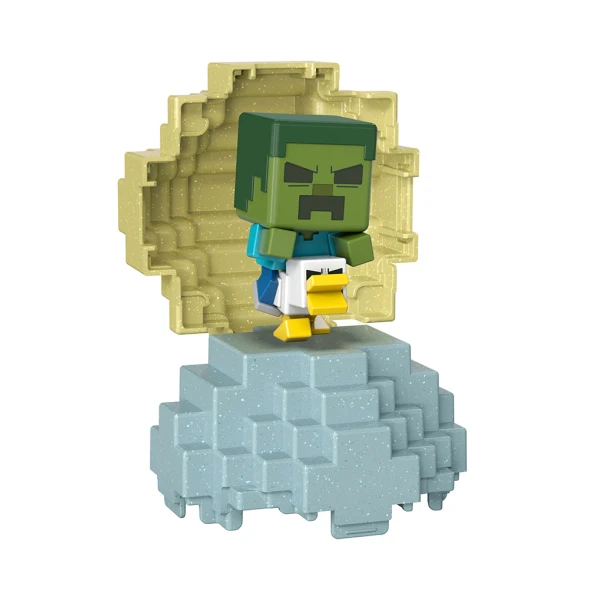 MINECRAFT MINI MODE SPWN EGG - ZOMBIE RIDING CHICKEN