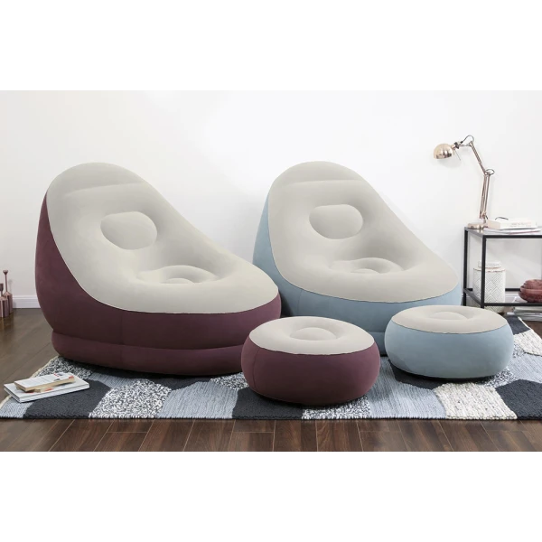 BESTWAY INFLATABLE 121X100X86 cm COMFORT CRUISER LOUNGE BORDEAUX
