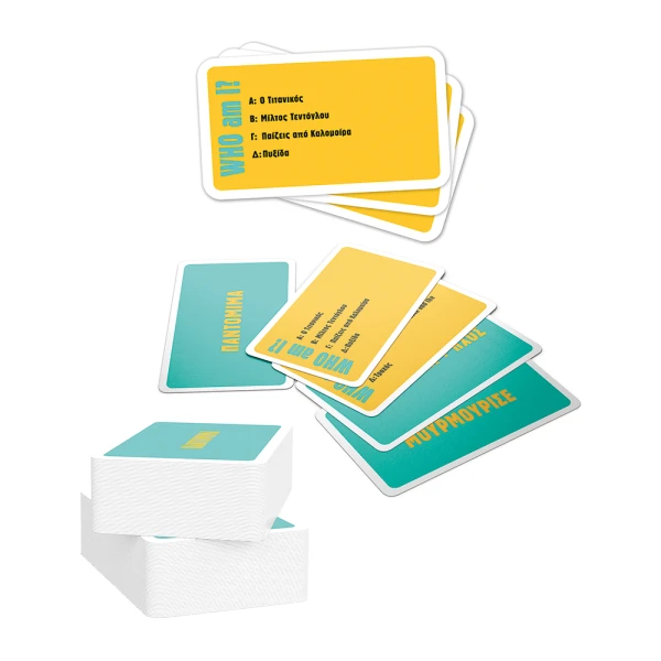 AS GAMES ΕΠΙΤΡΑΠΕΖΙΟ ΠΑΙΧΝΙΔΙ GIFT GAMES WHO AM I? ΓΙΑ ΗΛΙΚΙΕΣ 15+ ΧΡΟΝΩΝ ΚΑΙ 3-6 ΠΑΙΚΤΕΣ