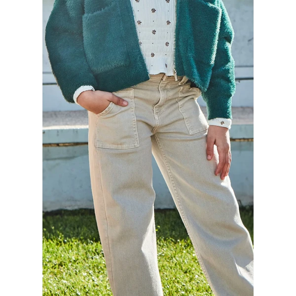 MAYORAL TROUSERS SEPIA GABARDINE