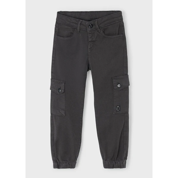 MAYORAL TROUSERS CARGO GREY DARK