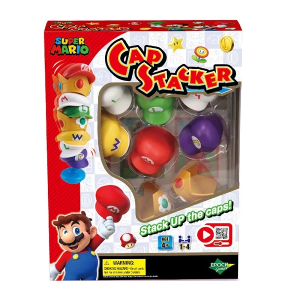 SUPER MARIO ΠΑΙΧΝΙΔΙ ΙΣΟΡΡΟΠΙΑΣ CAP STACKER