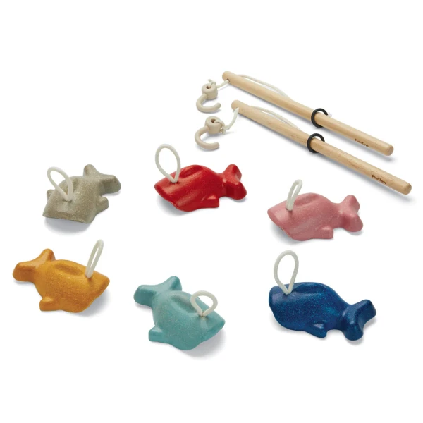 PLAN TOYS WOODEN FISHING GAME