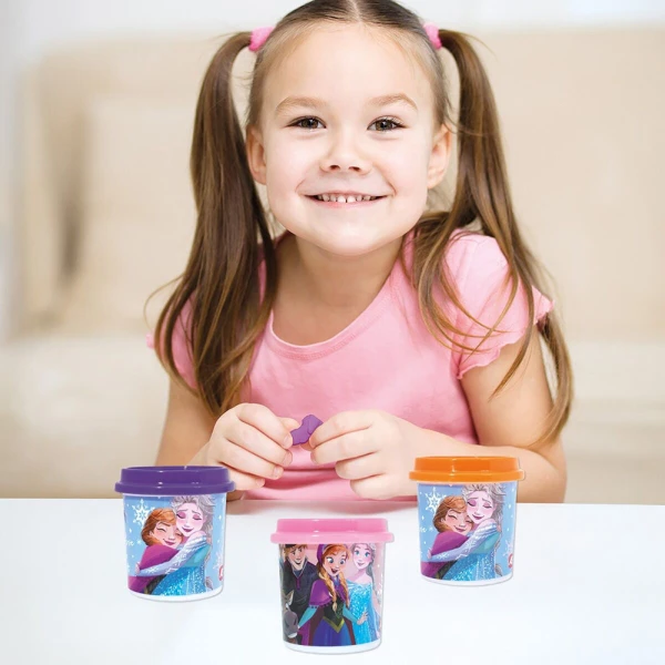 AS SINGLE DOUGH JAR 114g DISNEY FROZEN PICY ADVENTURES - SEVERAL COLORS