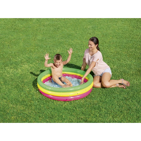 BESTWAY ΠΙΣΙΝΑ 102X25 cm SUMMER SET 3 ΔΑΚΤΥΛΙΟΙ
