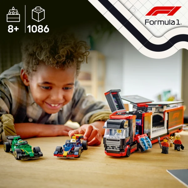LEGO® CITY F1® TRUCK WITH RB20 & AMR24 F1® CARS