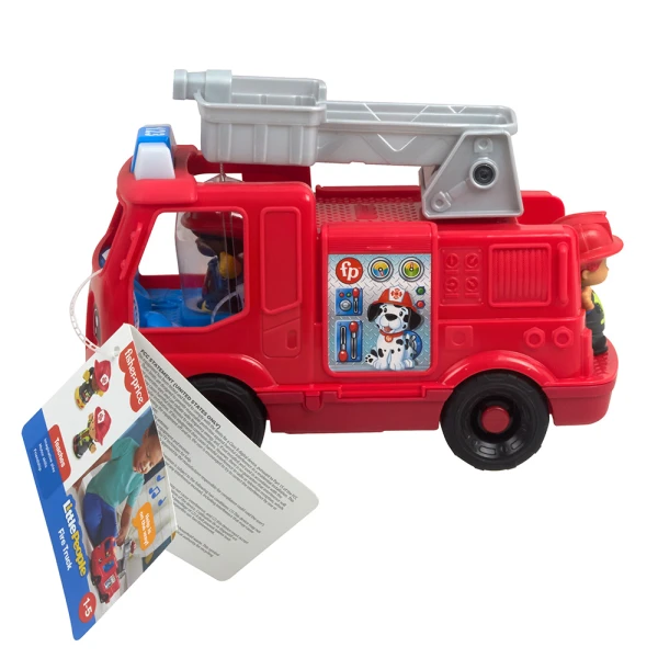 FISHER PRICE LITTLE PEOPLE FIRE TRUCK WITH FIGURES