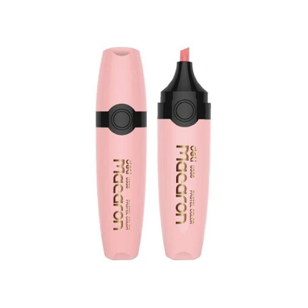 DELI HIGHLIGHTER FLAT MARKER 1-5mm MACARON PINK PASTEL