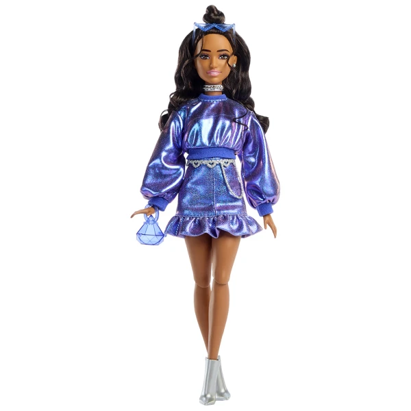 ΚΟΥΚΛΑ BARBIE DELUXE STYLE METALLICS - ΜΠΛΕ ΣΥΝΟΛΟ