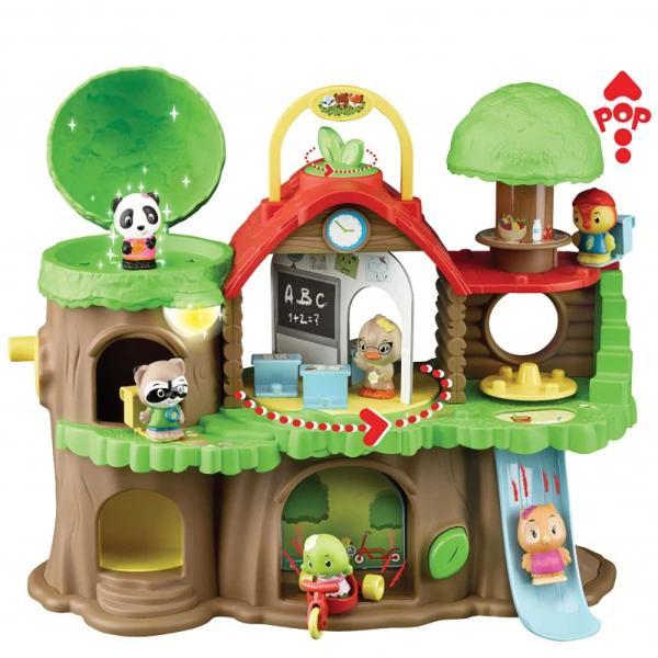 KLOROFIL EDUCATIONAL TOY THE LARGE SCHOOL WITH 3 CHARACTERS & ACCESSORIES