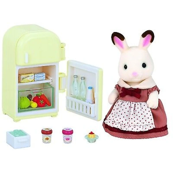 THE SYLVANIAN FAMILIES-CHOCO RABBIT MOTHER SET (FRIDGE)