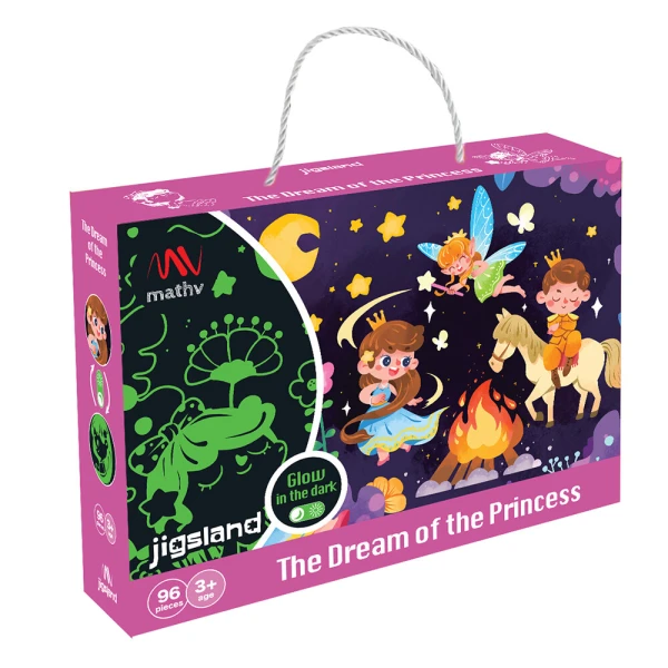GLOW IN THE DARK 96 pcs THE DREAM OF THE PRINCESS