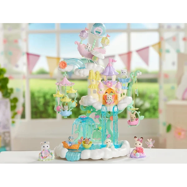 THE SYLVANIAN FAMILIES SKYTOP FAIRY CASTLE