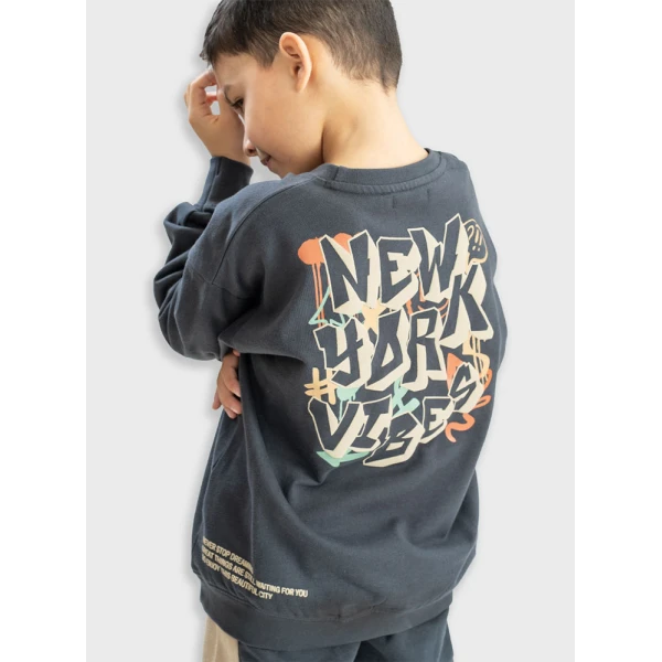 ENERGIERS TRACKSUIT BOY CHARCOAL