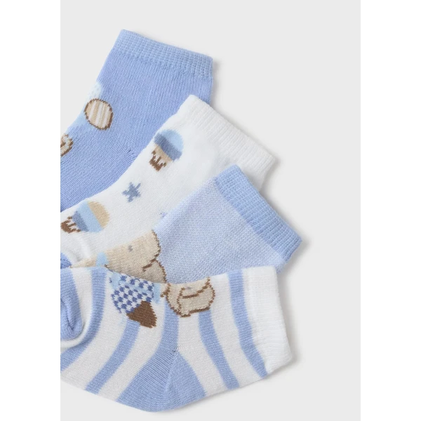 MAYORAL SET 4 SOCKS DARK AZURE
