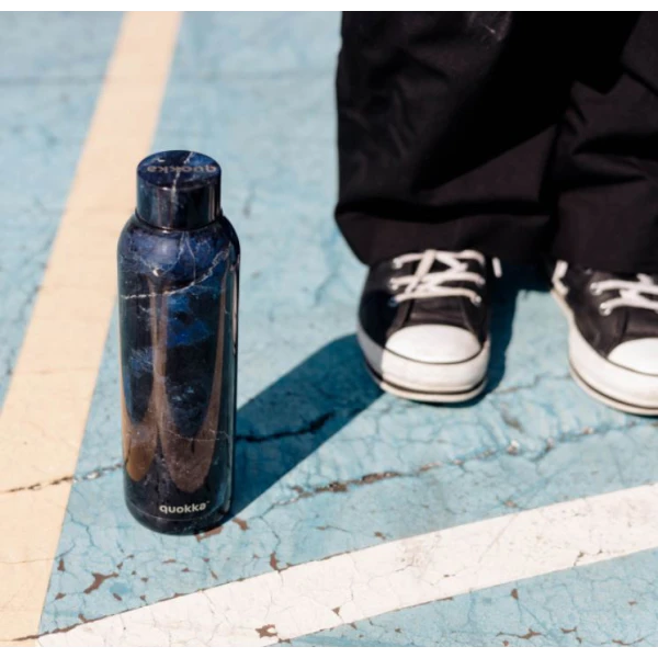 QUOKKA STAINLESS STEEL ΘΕΡΜΟΣ SOLID 630ml BLACK MARBLE