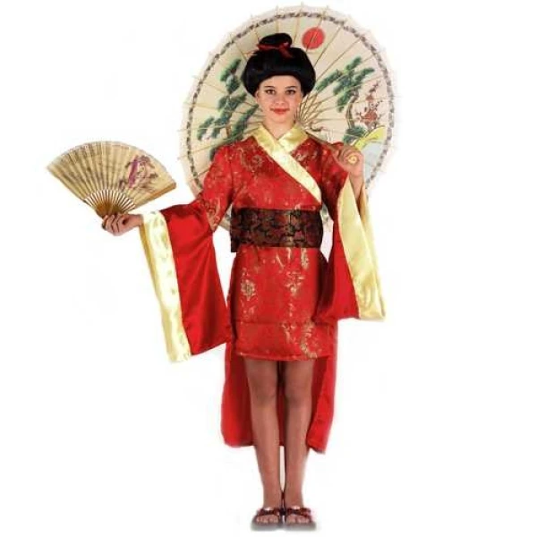 CARNIVAL COSTUME GEISHA RED Νο 8