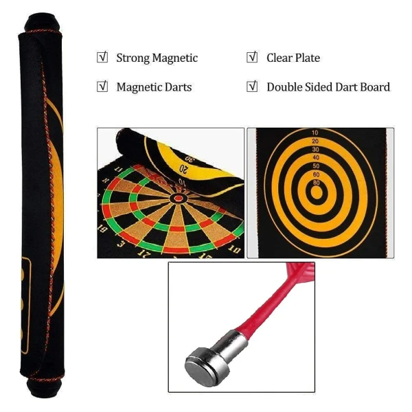 DOUBLE SIDE MAGNETIC DART BOARD