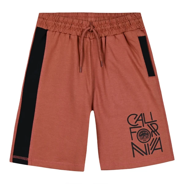 ENERGIERS BOY\'S BERMUDA TILE RED