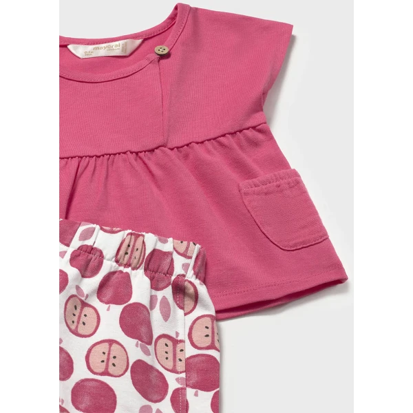 MAYORAL SET COTTON 4 PIECES PINK INTENSE