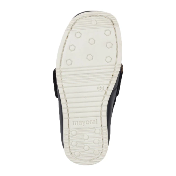 MAYORAL LEATHER SHOES NAVY VELCRO NAVY BLUE