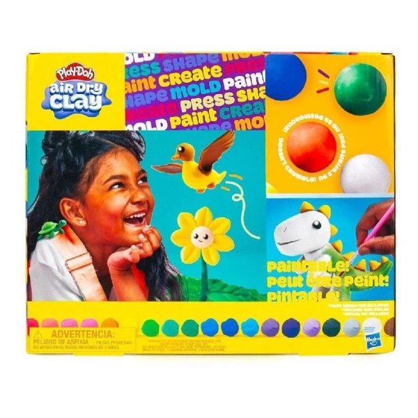 PLAYDOH ΣΕΤ ΜΕ 13 ΧΡΩΜΑΤΑ AIR DRY ΠΗΛΟ