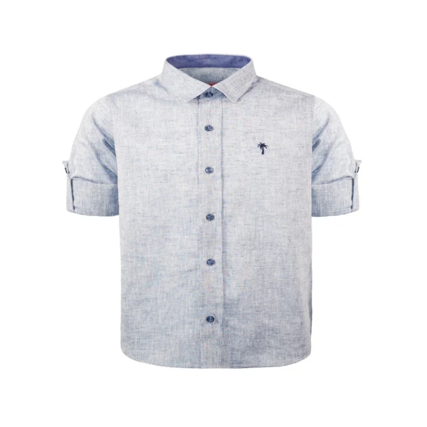 ENERGIERS LINEN SHIRT NAVY
