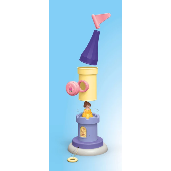 PLAYMOBIL JUNIOR & DISNEY BELL\'S PLAY TOWER WITH SOUND