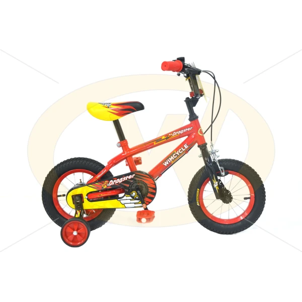 WIMCYCLE BICYCLE 12\'\' BMX DRAGSTER RED