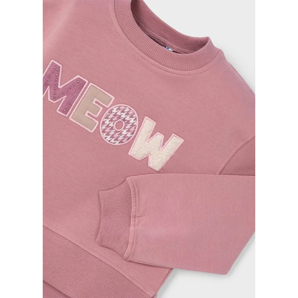 MAYORAL SWEATER EMBROIDERY PINK