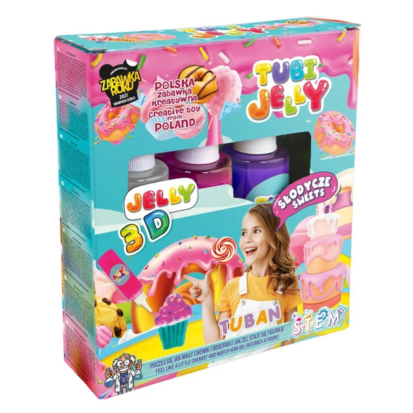 TUBAN SET TUBI JELLY SWEETS TO CREATE 3D GEL FIGURES